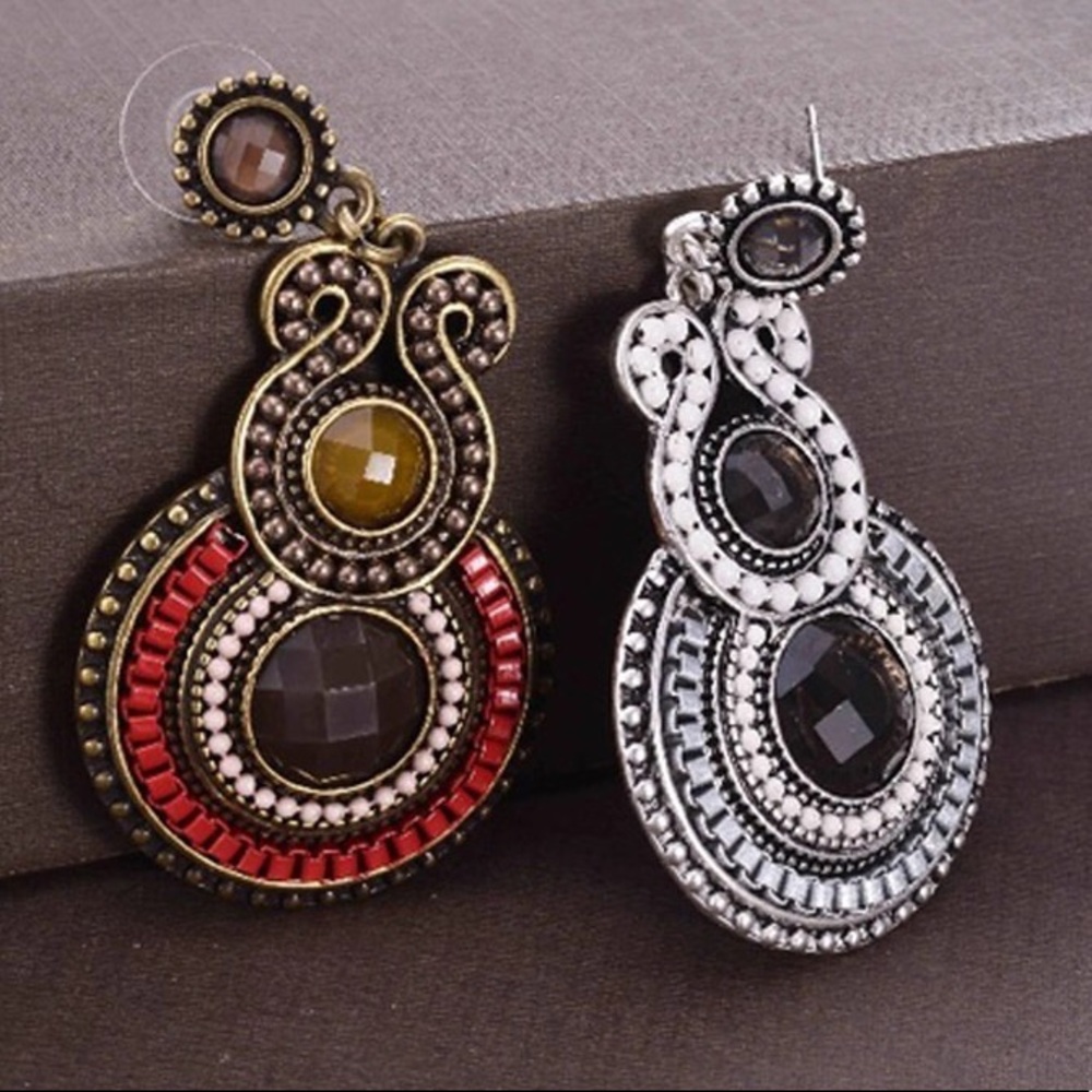 !Bohemian Beaded Earrings